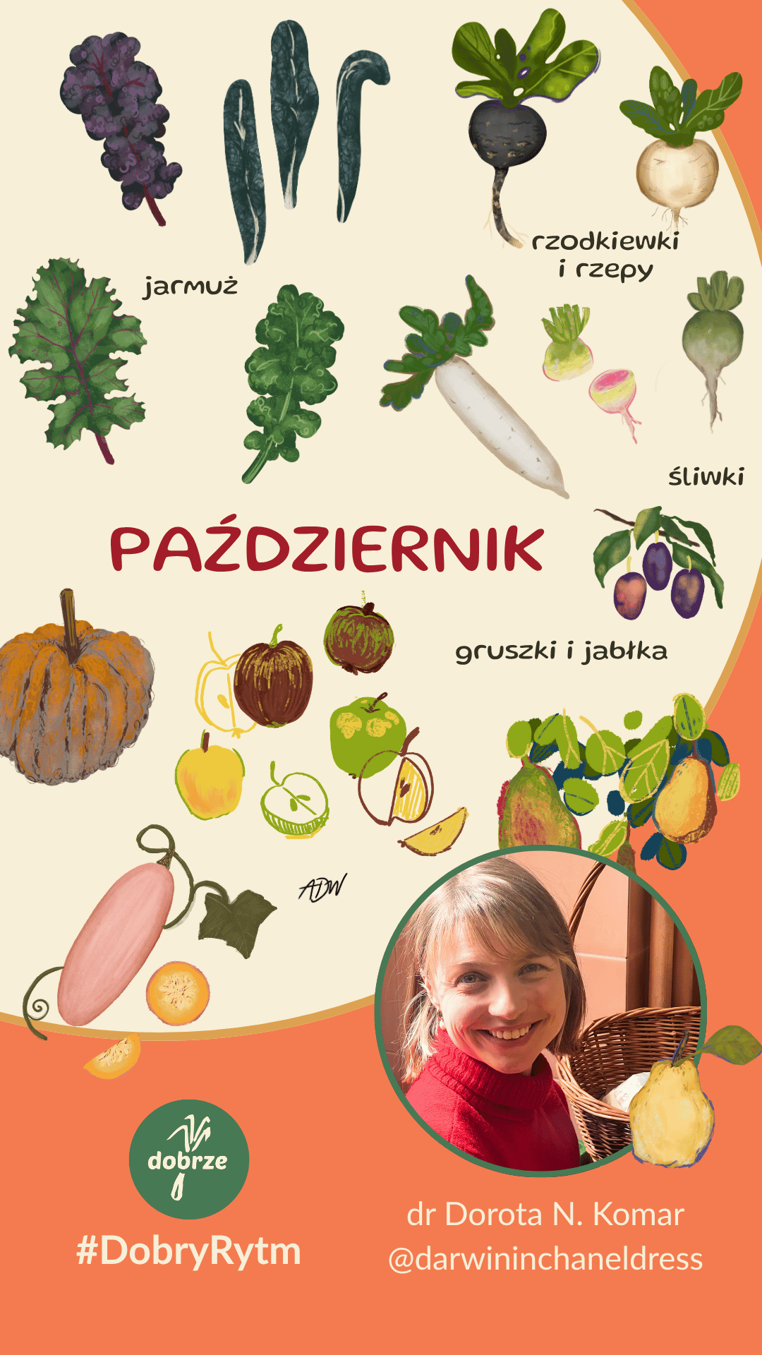 Październik. Jabłka.
